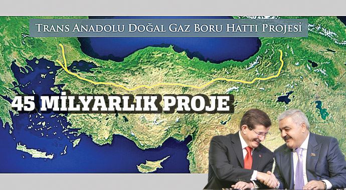 TANAP'ın yüzde 80'i 6 Türk firmasında TANAP'ın yüzde 80'i 6 Türk firmasında