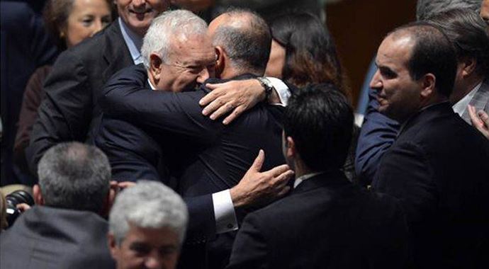 Çavuşoğlu İspanyol mevkidaşını böyle tebrik etti! Çavuşoğlu İspanyol mevkidaşını böyle tebrik etti!