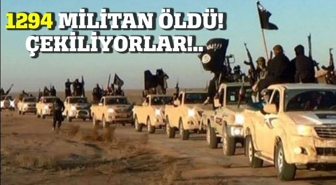 Kobani'de 1294 IŞİD militanı öldü, çekiliyorlar!..