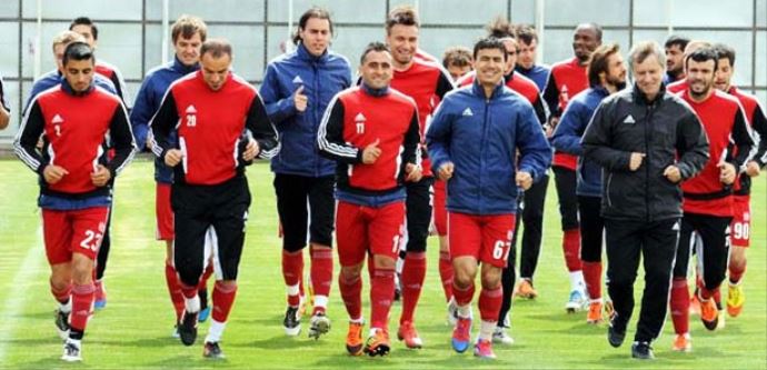Sivasspor 'Beşiktaş' hazırlıklarını sürdürüyor