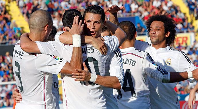 Ronaldo rekor kırdı, Real Madrid gol yağdırdı Ronaldo rekor kırdı, Real Madrid gol yağdırdı
