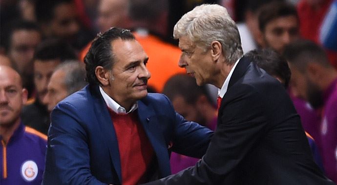 Arsena Wenger, Prandelli ile Terim'i kıyasladı Arsena Wenger, Prandelli ile Terim'i kıyasladı