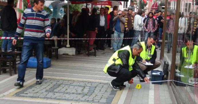 Kayınpederini kurşun yağmuruna tuttu