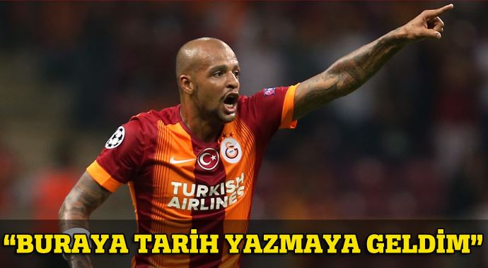 "Buraya tarih yazmaya geldim" "Buraya tarih yazmaya geldim"