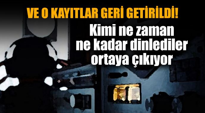 Silinen kayıtlar yerine getirildi! Silinen kayıtlar yerine getirildi!