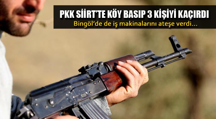 Siirt'te 3 kişiyi kaçıran PKK'lılar Bingöl'de de... Siirt'te 3 kişiyi kaçıran PKK'lılar Bingöl'de de...