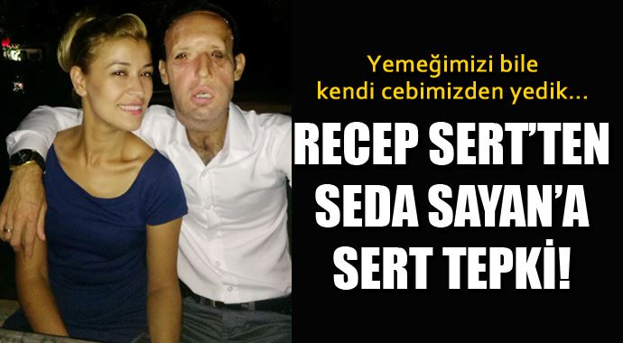 Recep Sert'ten Seda Sayan'a sert tepki! Recep Sert'ten Seda Sayan'a sert tepki!