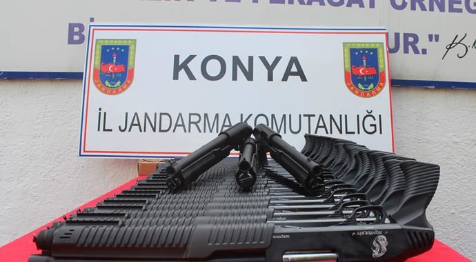 Konya'da jandarmadan silah operasyonu