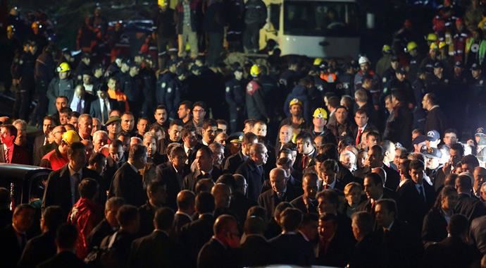 Erdoğan, Ermenek'ten ayrıldı Erdoğan, Ermenek'ten ayrıldı