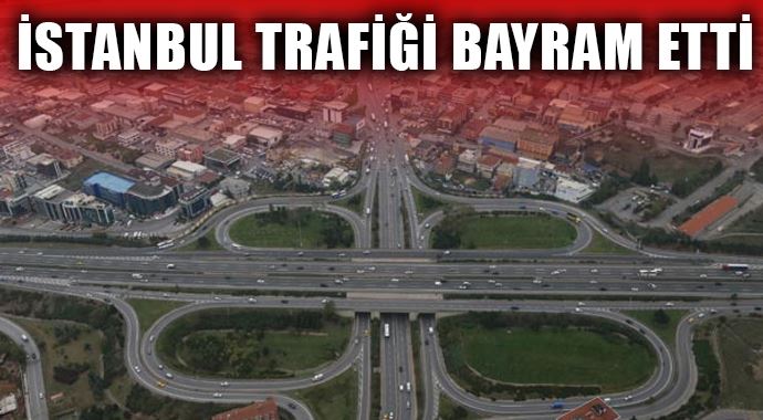 İstanbul trafiği bayram etti