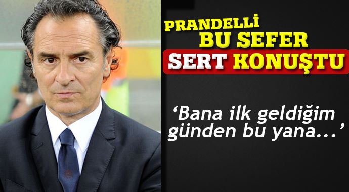Prandelli'den sert tepki! 'Hiçbir yere gitmiyorum...' Prandelli'den sert tepki! 'Hiçbir yere gitmiyorum...'
