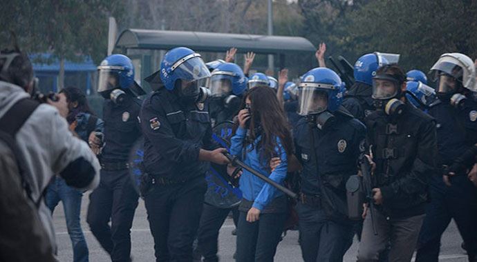 Başkent'te Kobani gerginliği: 6 gözaltı Başkent'te Kobani gerginliği: 6 gözaltı