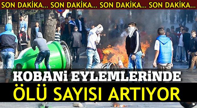 Kobani eylemlerinde ölü sayısı 21'e yükseldi Kobani eylemlerinde ölü sayısı 21'e yükseldi
