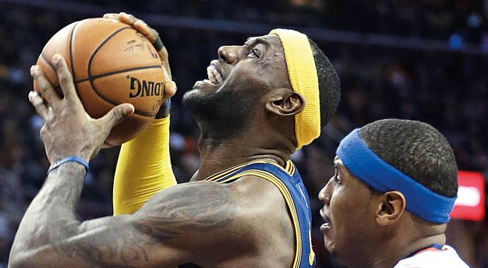 LeBron'a hoş geldin sürprizi LeBron'a hoş geldin sürprizi