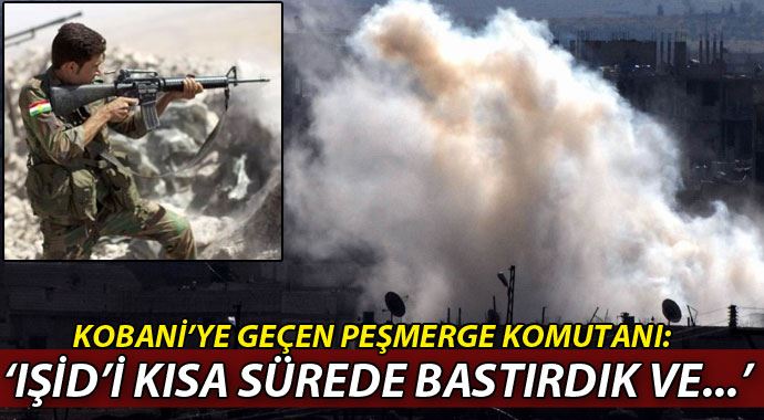 Peşmerge komutanı: &#039;IŞİD&#039;i kısa sürede bastırdık&#039;