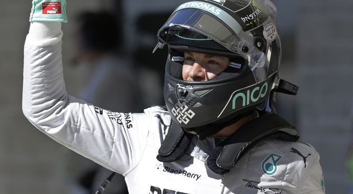 ABD&#039;de ilk cep Rosberg&#039;in