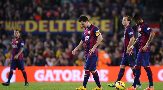 Barcelona liderlik koltuğundan oldu Barcelona liderlik koltuğundan oldu