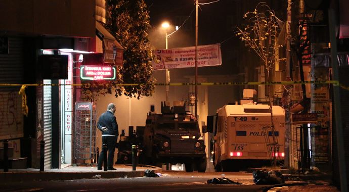 Okmeydanı&#039;nda gergin gece