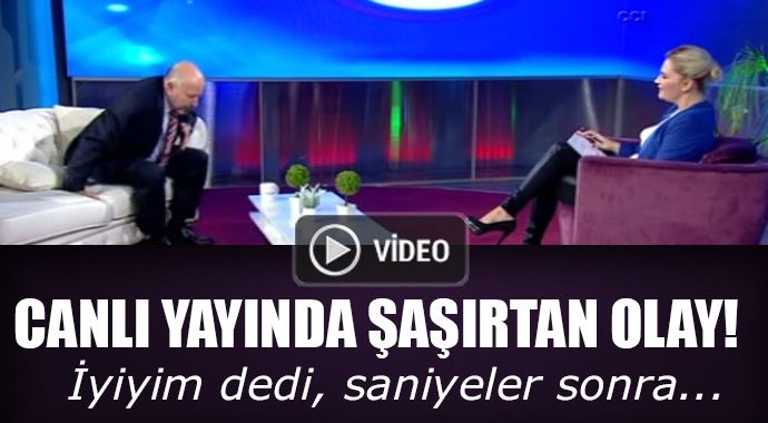 Canlı yayında kalp krizi geçirdi Canlı yayında kalp krizi geçirdi