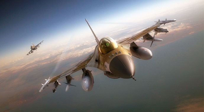 F-16'lara taciz ateşi F-16'lara taciz ateşi