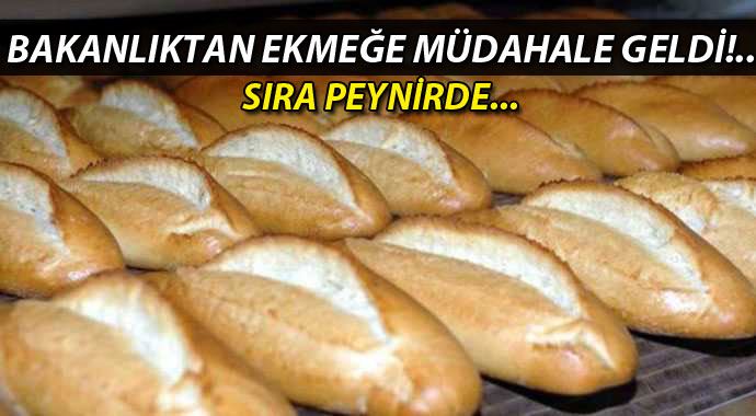 Ekmekteki tuz oranı düşürüldü