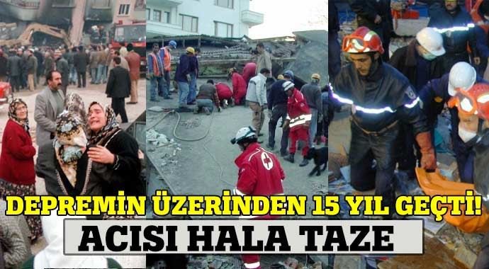 Düzce depreminin üzerinden tam 15 yıl geçti! Acısı hala taze Düzce depreminin üzerinden tam 15 yıl geçti! Acısı hala taze