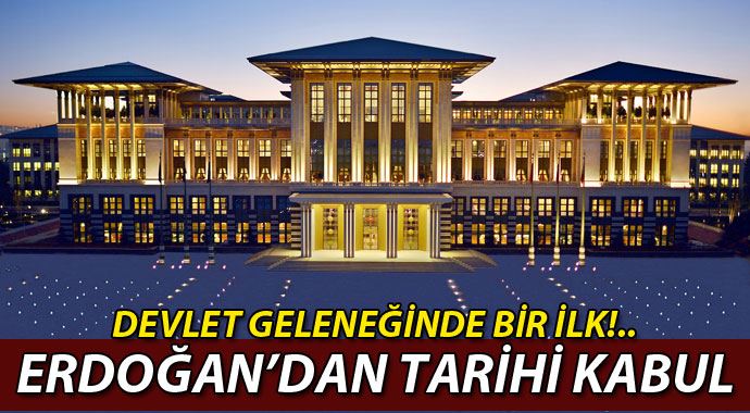 Cumhurbaşkanlığı Sarayı&#039;nda tarihi kabul