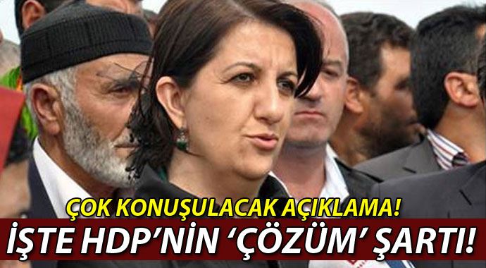 Pervin Buldan: 'Öcalan özgürlüğüne kavuşmalı' Pervin Buldan: 'Öcalan özgürlüğüne kavuşmalı'