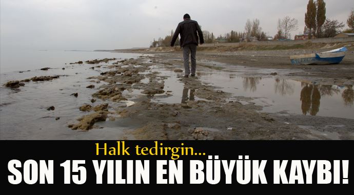 Van Gölü son 15 yılın en büyük su kaybını yaşıyor Van Gölü son 15 yılın en büyük su kaybını yaşıyor