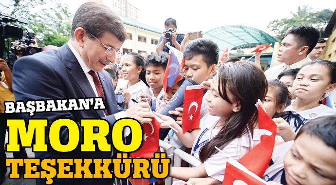 Filipinler'den Davutoğlu'na Moro teşekkürü Filipinler'den Davutoğlu'na Moro teşekkürü