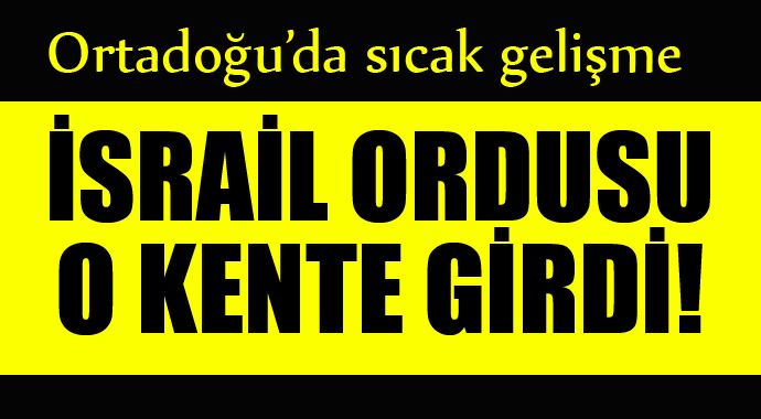 İsrail ordusu Ramallah'a girdi İsrail ordusu Ramallah'a girdi