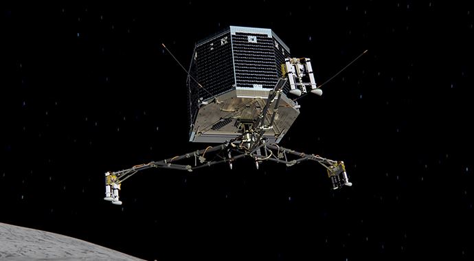 Philae'nin kuyruklu yıldızdaki ilk keşfi! Philae'nin kuyruklu yıldızdaki ilk keşfi!