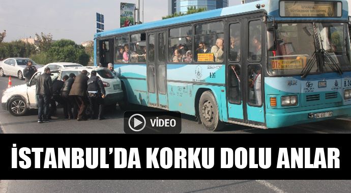 İstanbul&#039;un göbeğinde korkutan kovalamaca!