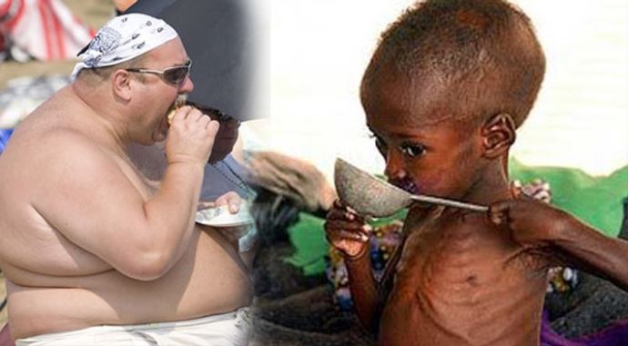 Obez sayısı aç sayısından fazla Obez sayısı aç sayısından fazla