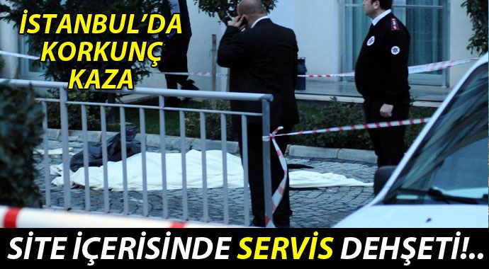Zeytinburnu&#039;nda site içerisinde servis faciası
