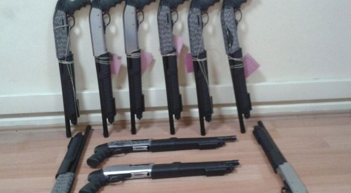 11 av tüfeğiyle yakalandı 11 av tüfeğiyle yakalandı