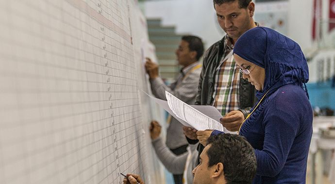 Tunus&#039;ta Nida Tunus Partisi önde gidiyor