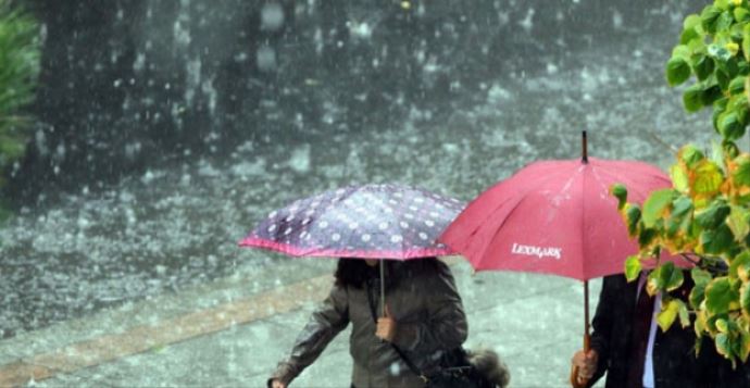Meteoroloji'den yağış uyarısı Meteoroloji'den yağış uyarısı