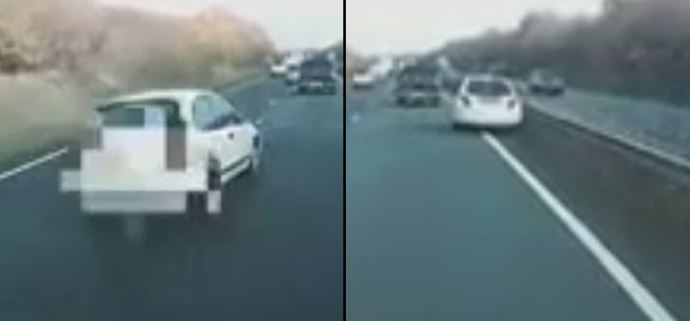 Kaza yaptı durmadı, yoluna devam etti