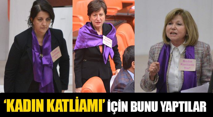 Kadın vekiller meclise böyle geldi Kadın vekiller meclise böyle geldi