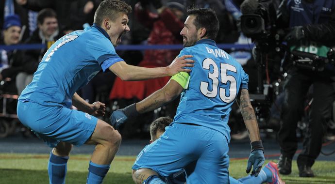 Zenit avantajı tek golle yakaladı Zenit avantajı tek golle yakaladı
