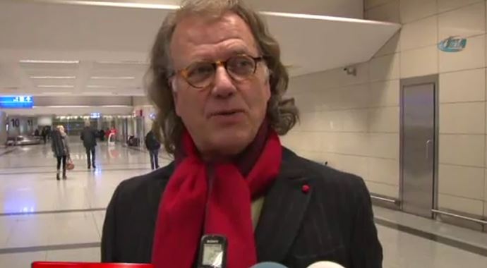Andre Rieu konser için İstanbul'da Andre Rieu konser için İstanbul'da