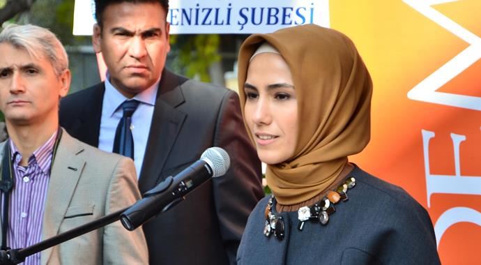 Sümeyye Erdoğan, kurduğu derneğin şubesini açtı