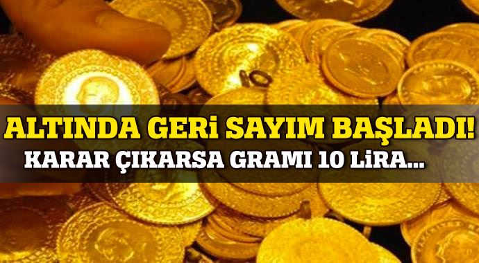 Altında geri sayım başladı! Altında geri sayım başladı!