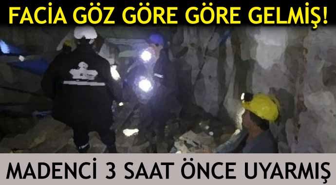 Maden faciası göz göre göre gelmiş Maden faciası göz göre göre gelmiş