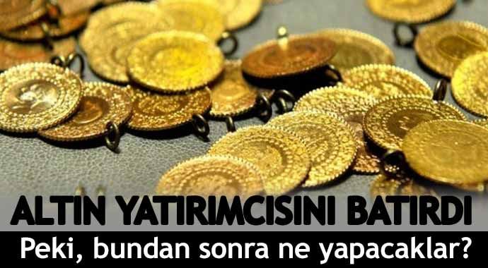 Altın yatırımcısı büyük zararda! Altın yatırımcısı büyük zararda!