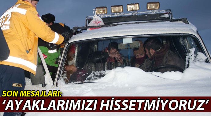 Rize&#039;de mahsur kalan 3 genç, donmak üzereyken kurtarıldı
