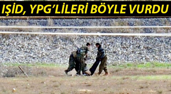 IŞİD, YPG'lileri böyle vurdu IŞİD, YPG'lileri böyle vurdu