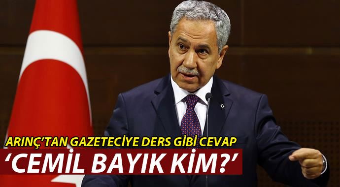 Bülent Arınç'tan önemli açıklamalar Bülent Arınç'tan önemli açıklamalar