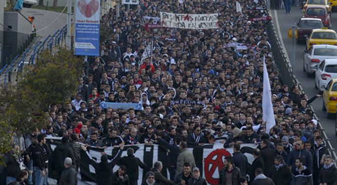 Beşiktaş taraftarı TFF'ye yürüyecek Beşiktaş taraftarı TFF'ye yürüyecek